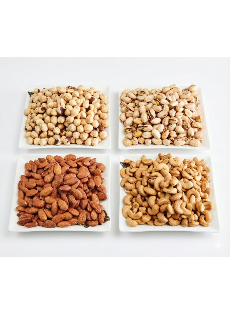 Savorya Savoria Premium Mixed Nuts Gift Box - 4 Roasted Varieties (Pistachio, Cashew, Almond, Hazelnut) - Luxury Snack Box - Image 2